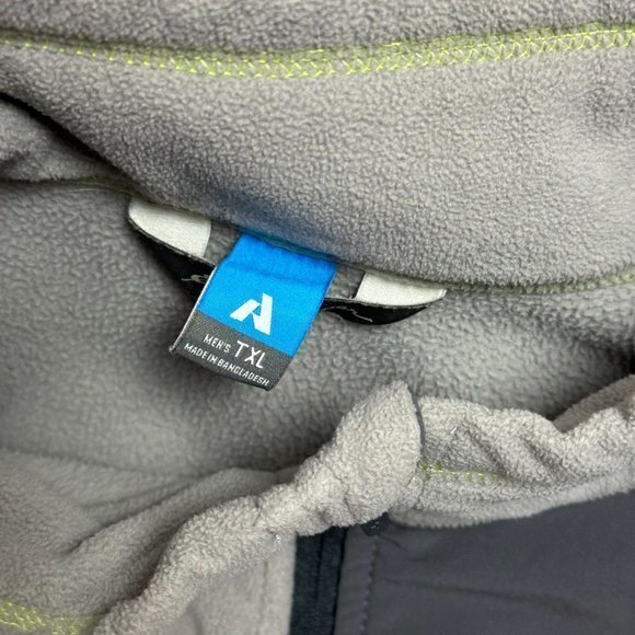 Eddie Bauer Mens Size‎ XLT Gray FLeece Half Zip Long Sleeve Sweater - Picture 5 of 6